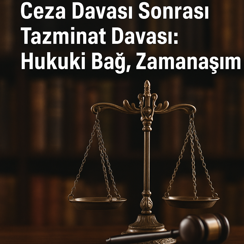 Ceza Davası Sonrası Tazminat Davası: Hukuki Bağ, Zamanaşımı