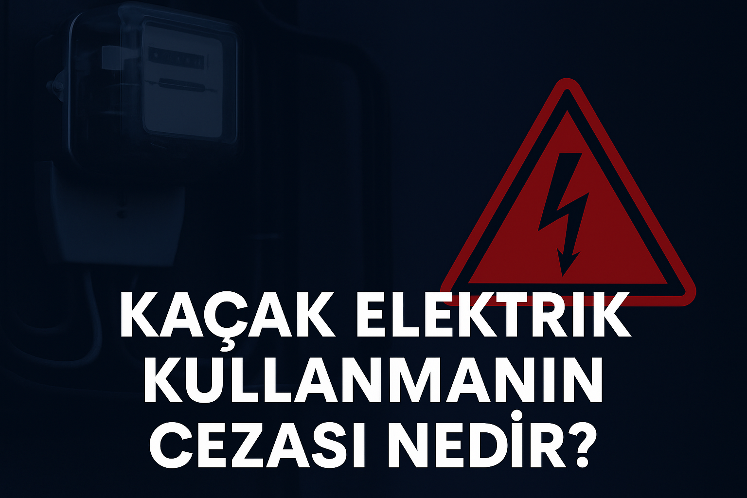 Kaçak Elektrik Kullanmanın Cezası Nedir?