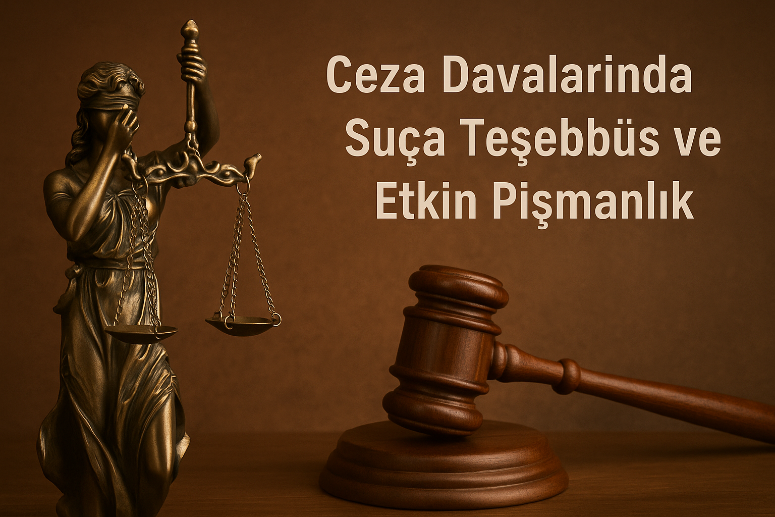 Ceza Davalarında Suça Teşebbüs ve Etkin Pişmanlık