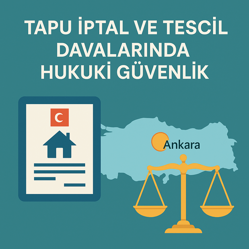 Tapu İptal ve Tescil Davalarında Hukuki Güvenlik – Ankara Avukat Yaşar Koçak