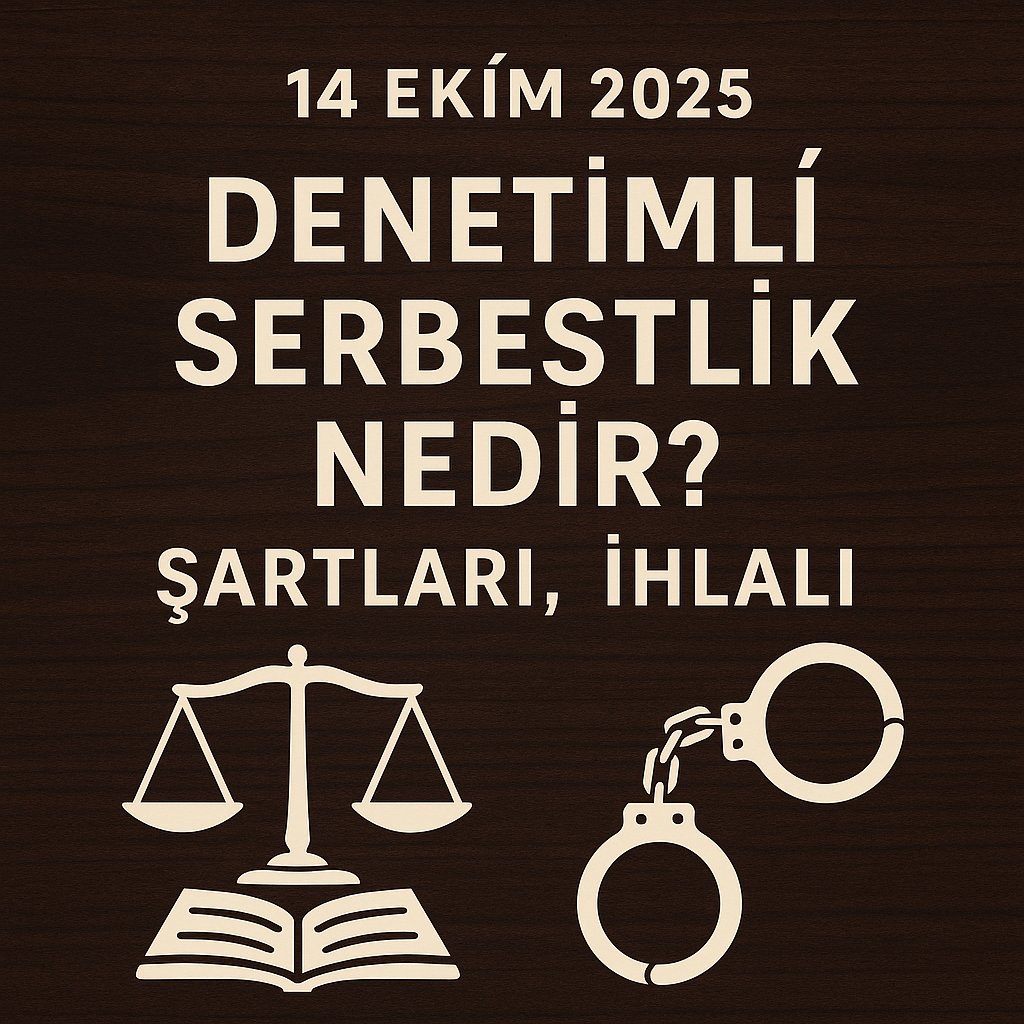 Denetimli Serbestlik Nedir? Şartları, İhlali 2025